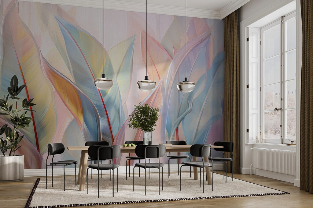 Foglie trasparenti sovrapposte — ambiente 4