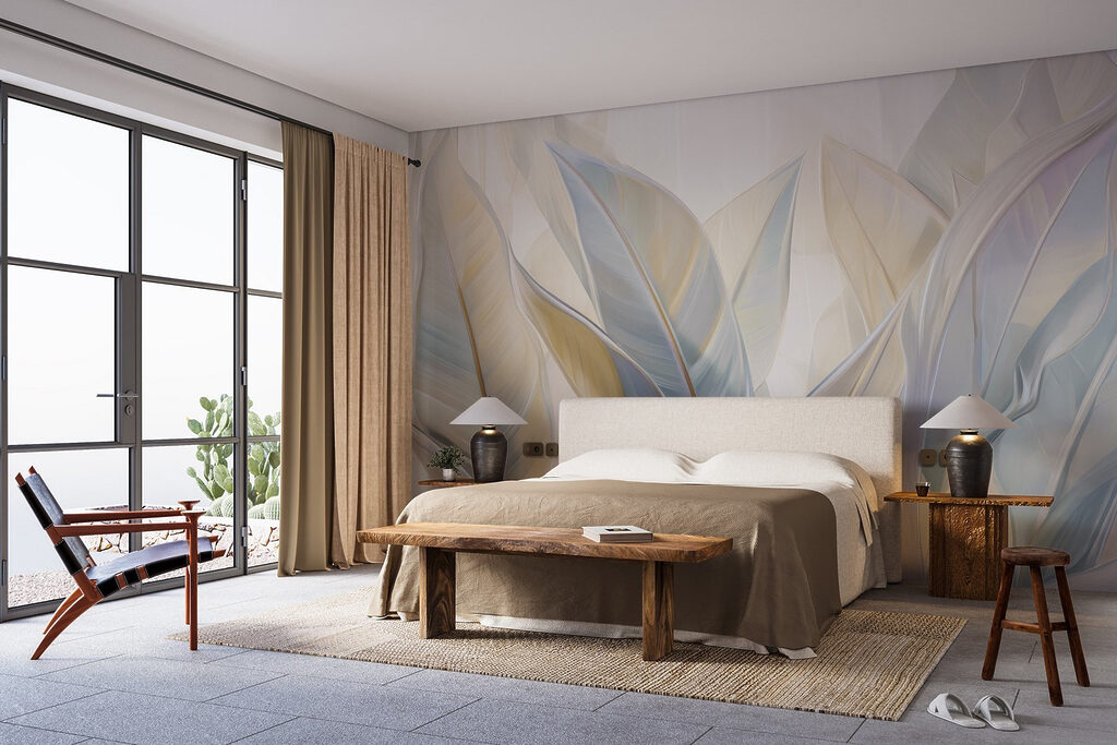 Foglie trasparenti sovrapposte — ambiente 1