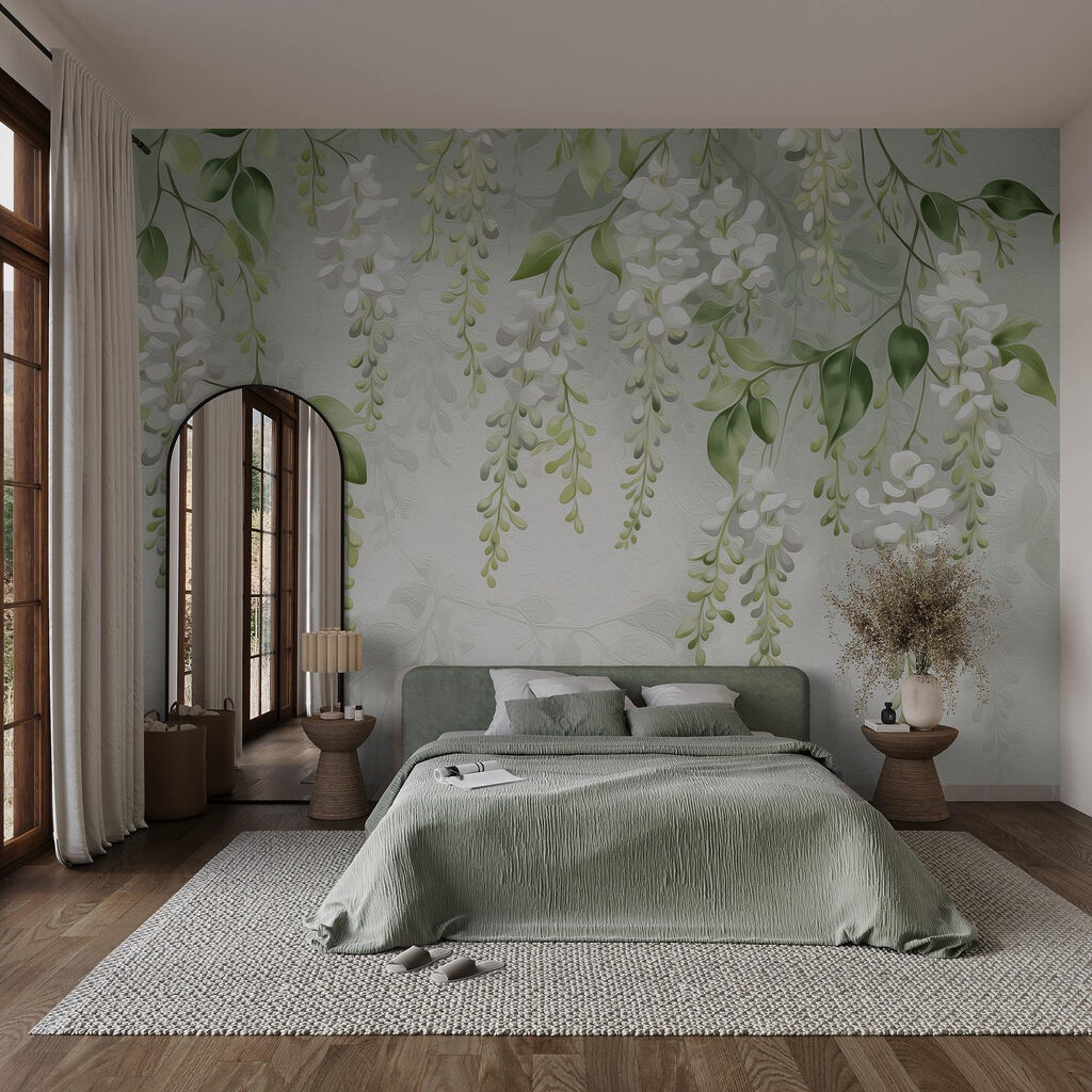 Grappoli bianchi appesi — ambiente 1