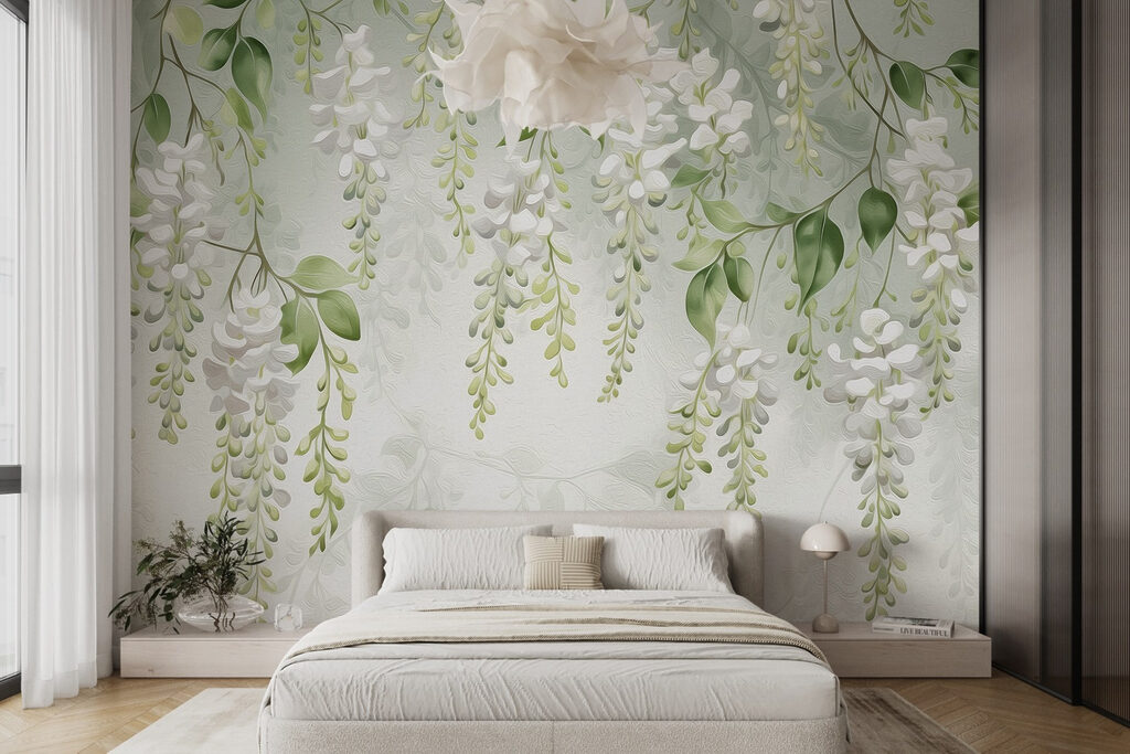 Grappoli bianchi appesi — ambiente 2