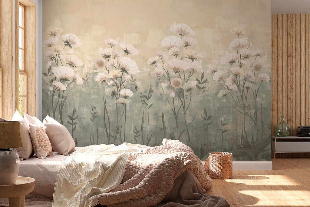 Fiori bianchi nella foschia — ambiente 2