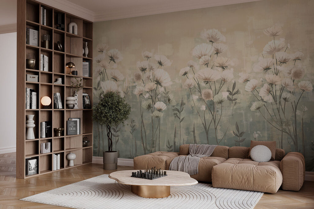 Fiori bianchi nella foschia — ambiente 3
