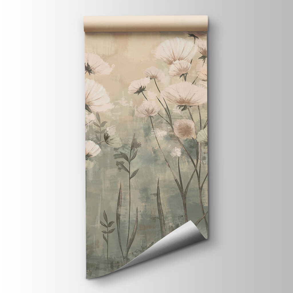 Fiori bianchi nella foschia — vista del prodotto