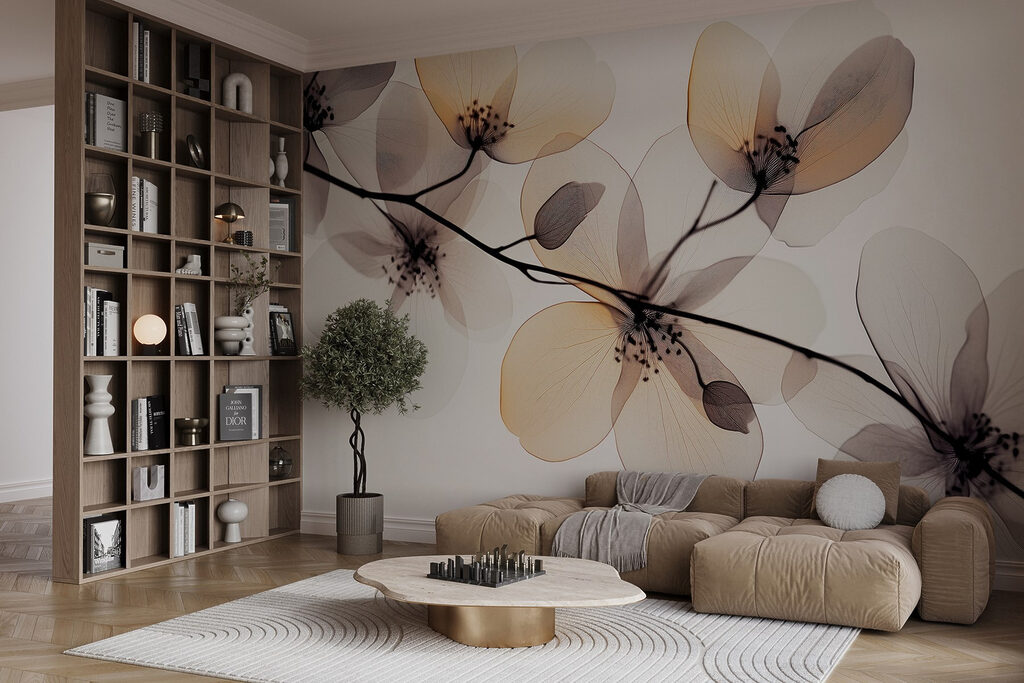 Fiori trasparenti sui rami — ambiente 2