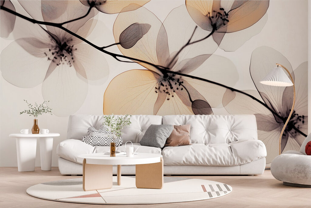 Fiori trasparenti sui rami — ambiente 4