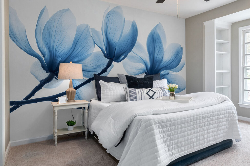 Magnolie blu sui rami — ambiente 1