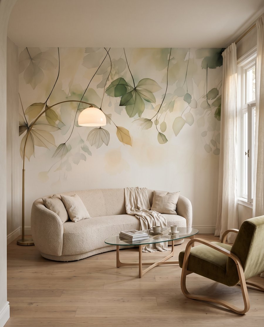 Veli di foglie verdi — ambiente 3