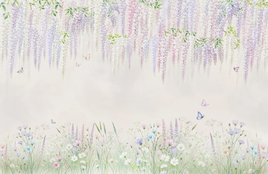 Fiori sopra un prato — design completo