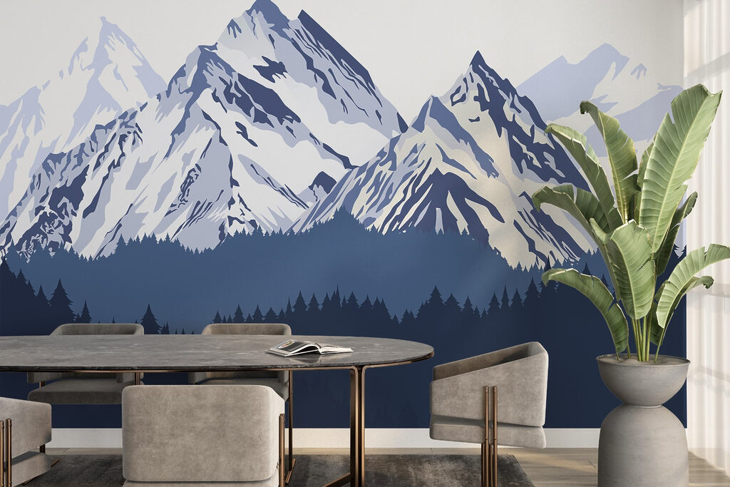 Vette innevate sui pini — ambiente 1