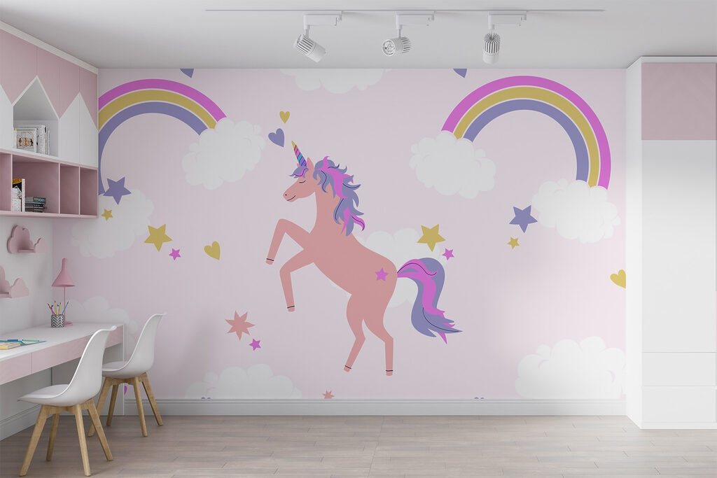 Unicorno tra arcobaleni — ambiente 1