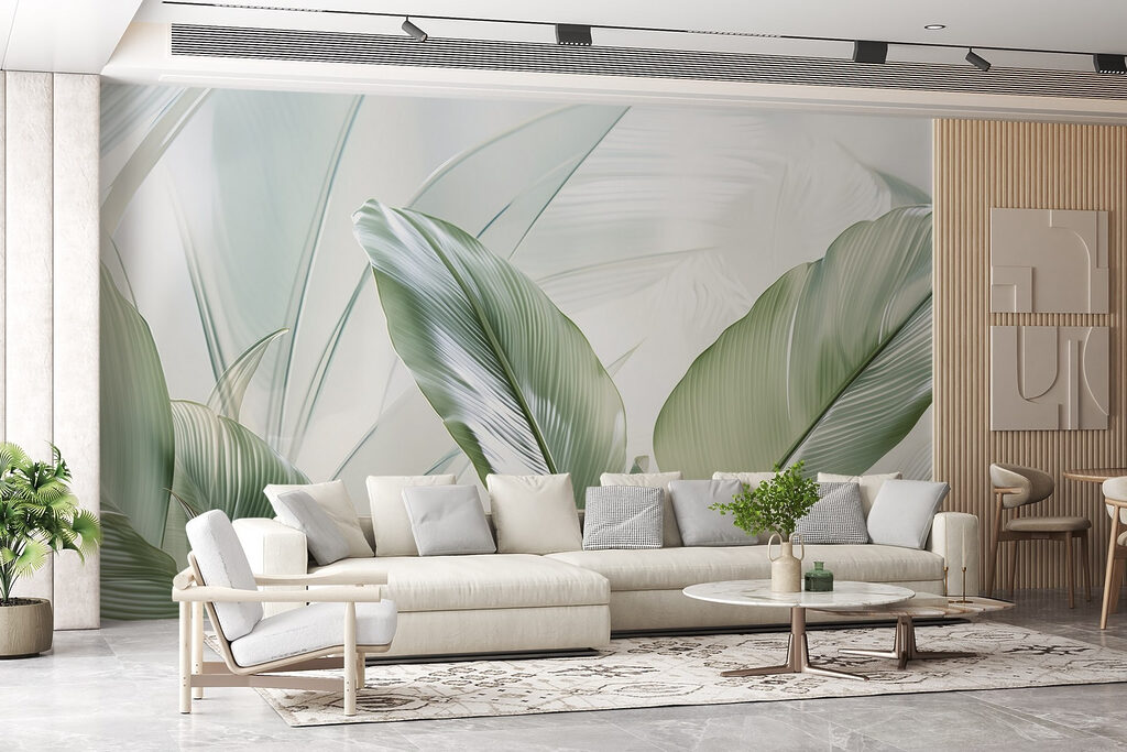 Foglie verdi controluce — ambiente 1