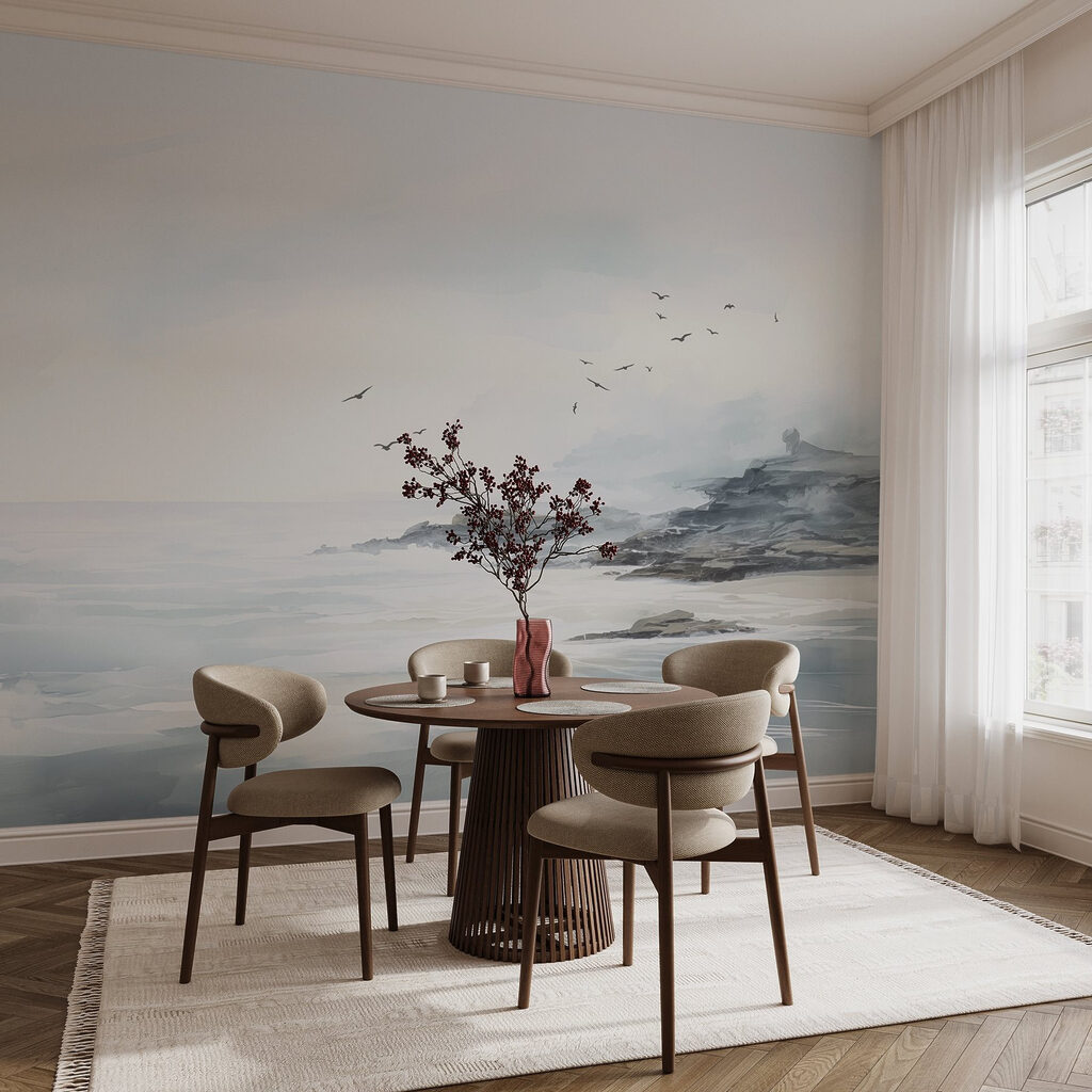 Costa nella foschia azzurra — ambiente 3