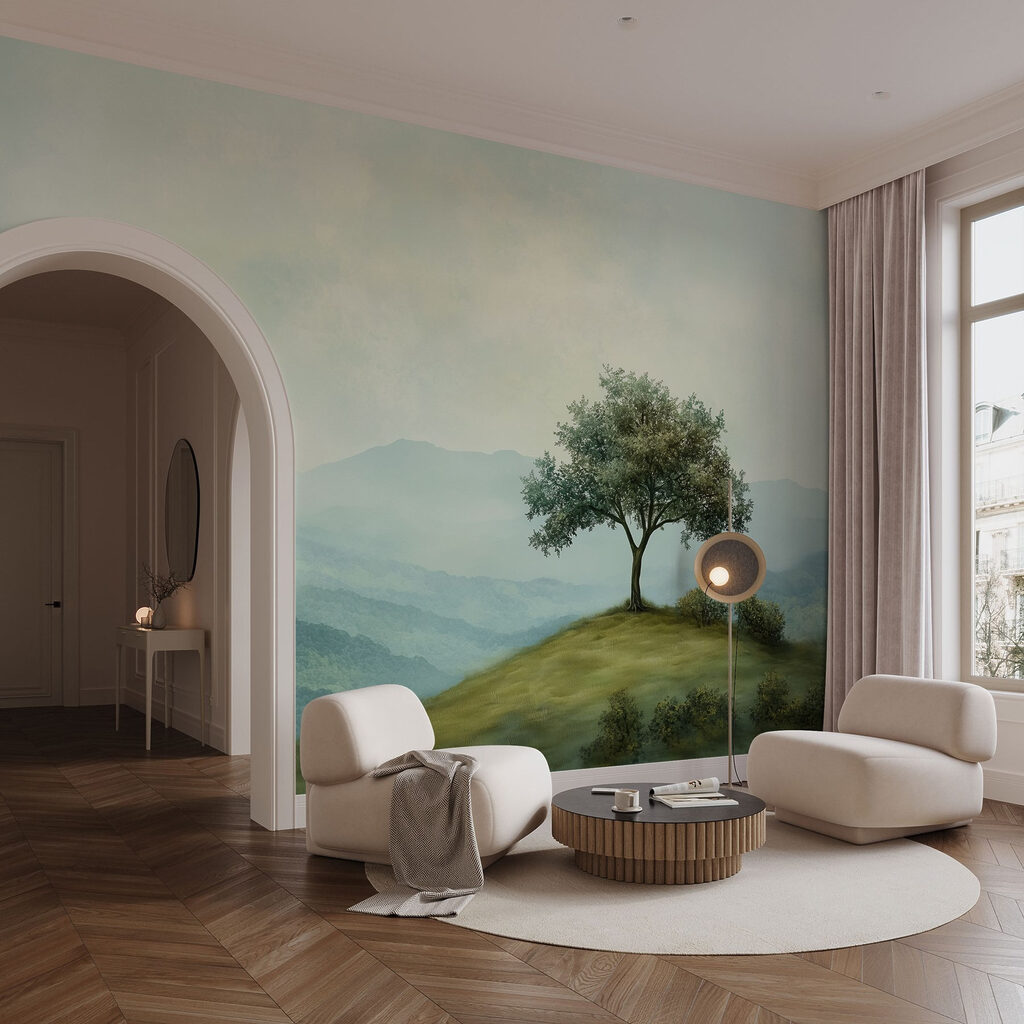 Albero solitario sulle alture — ambiente 2