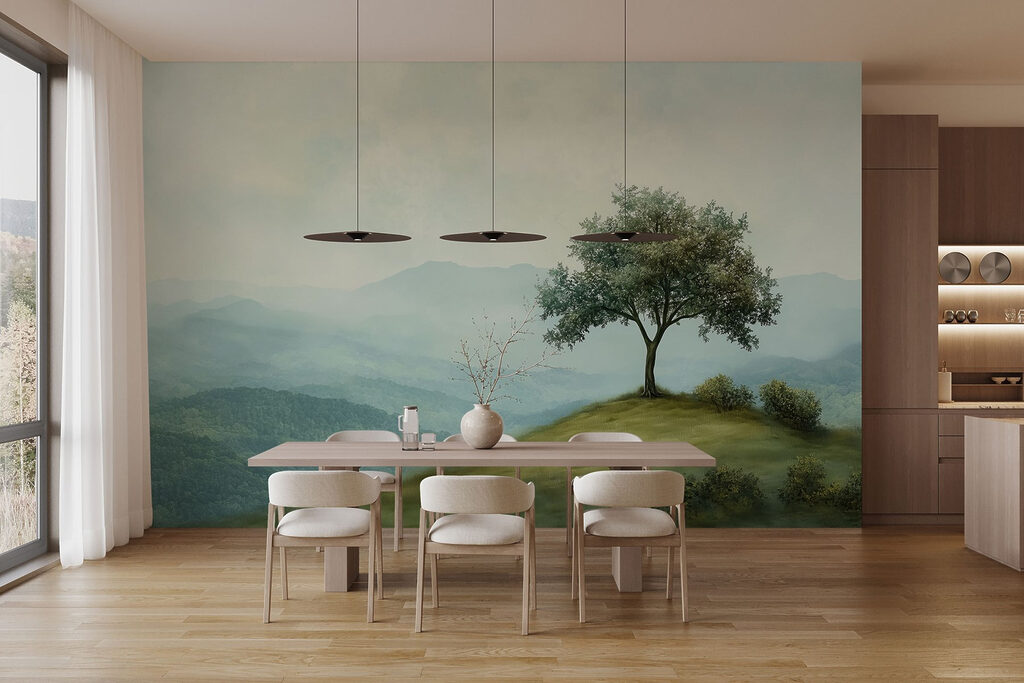 Albero solitario sulle alture — ambiente 4
