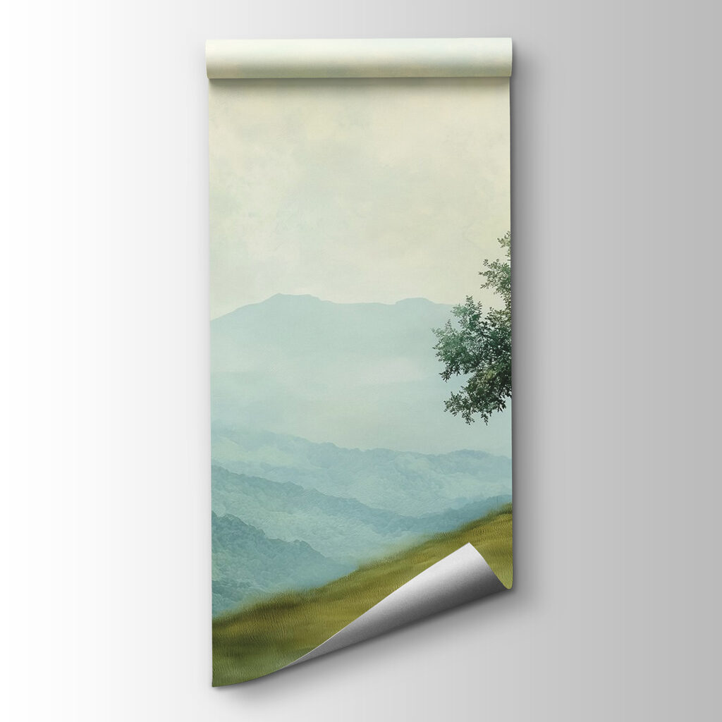 Albero solitario sulle alture — vista del prodotto