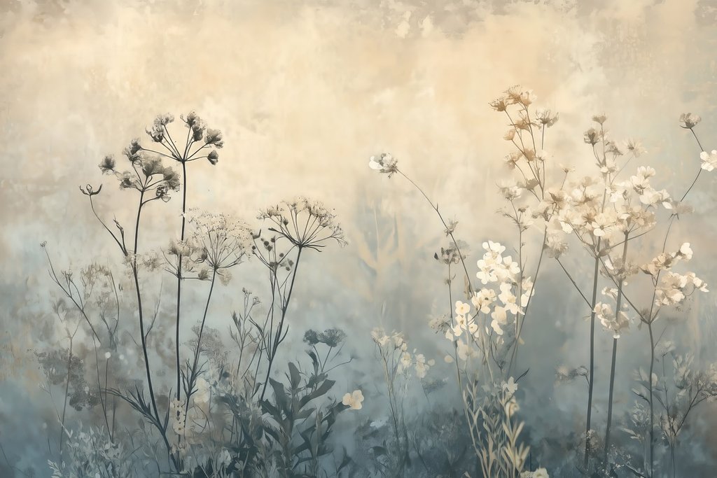 Fiori selvatici al crepuscolo — design completo
