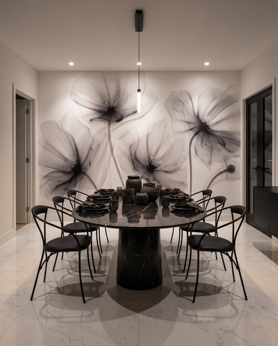Fiori trasparenti sugli steli — ambiente 8