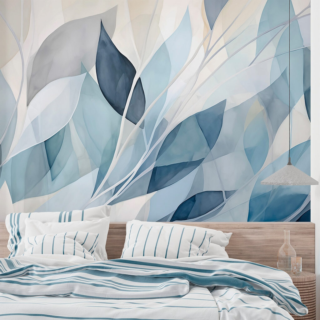 Foglie blu sfaccettate — ambiente 2