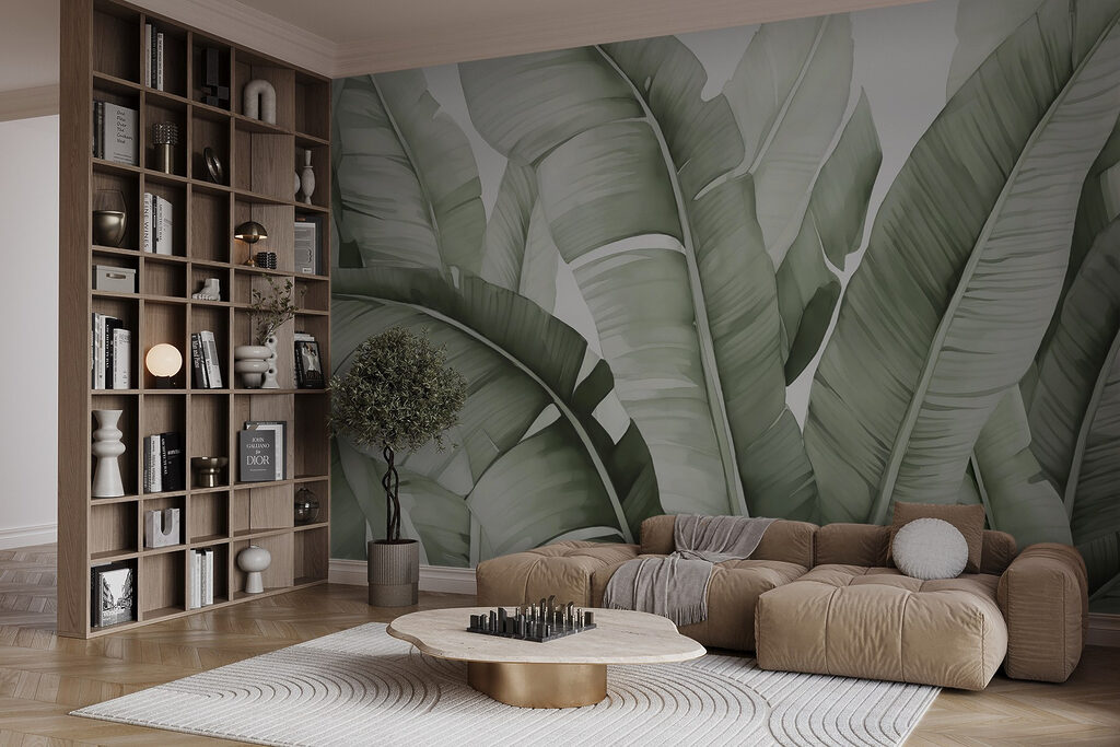 Grandi foglie grigio-verdi — ambiente 2