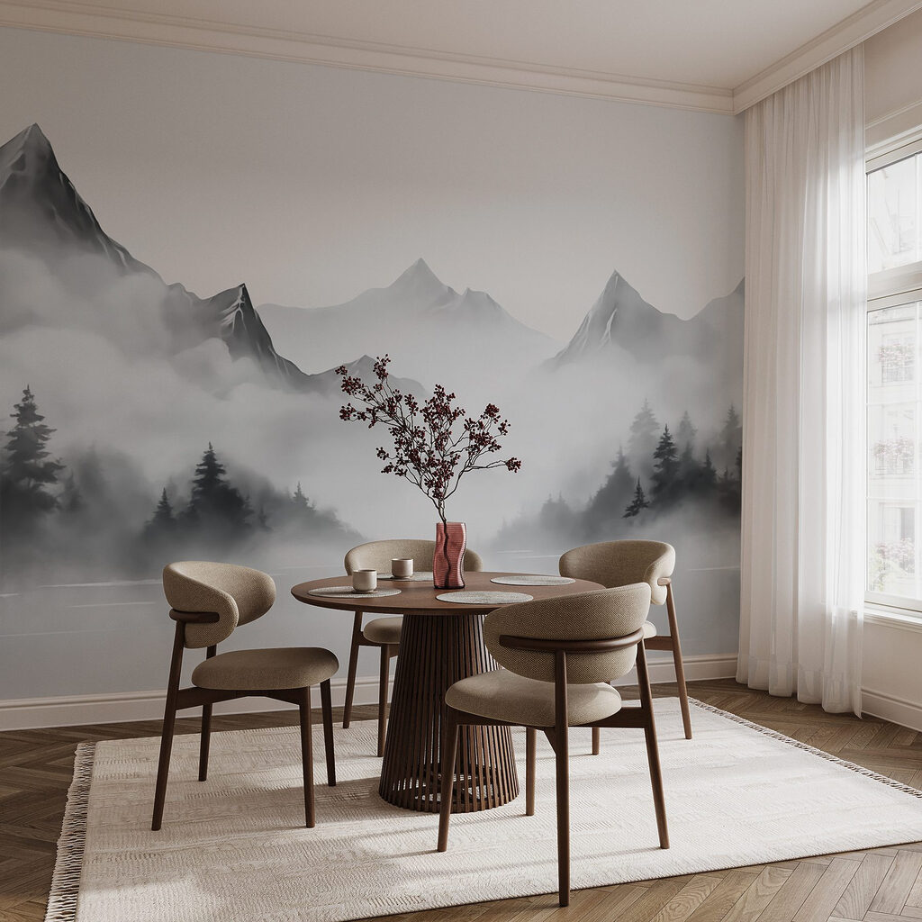 Pini scuri sull’acqua — ambiente 2