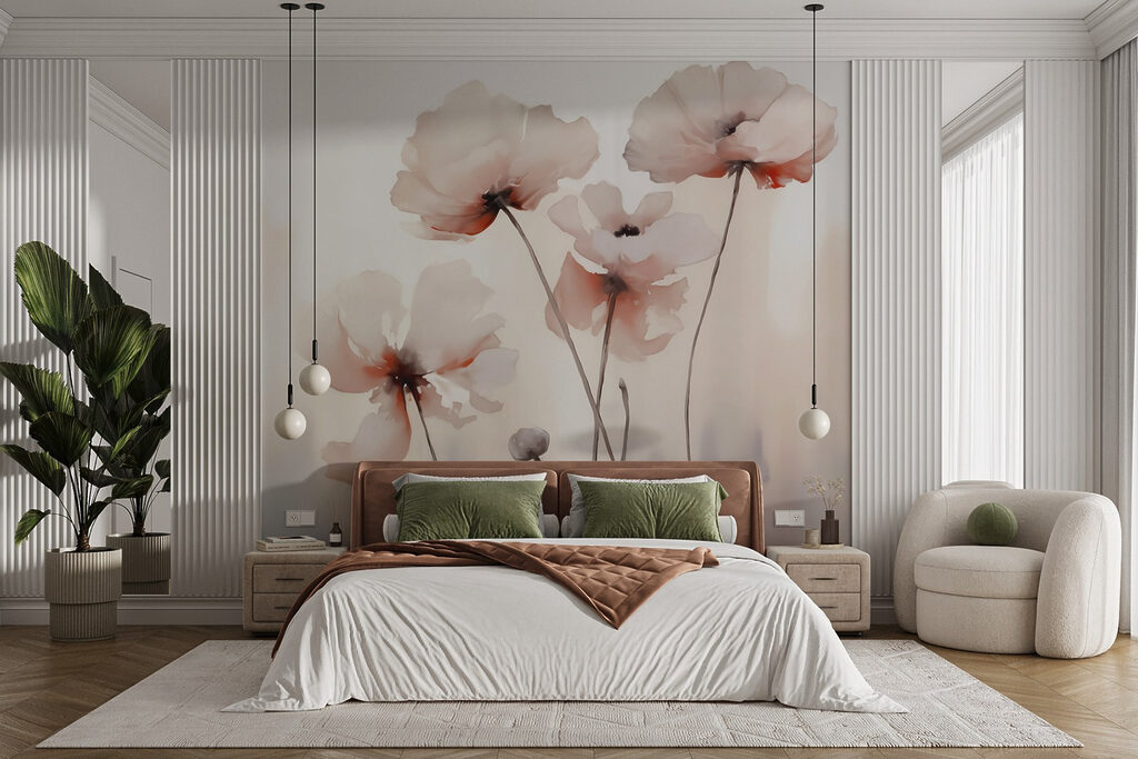 Fiori morbidi su crema — ambiente 1