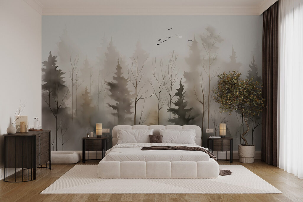 Alberi spogli e uccelli — ambiente 1