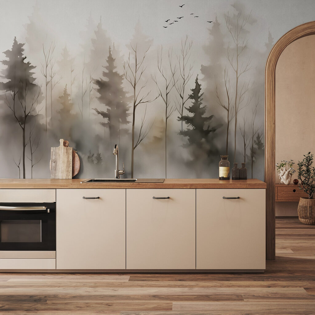 Alberi spogli e uccelli — ambiente 2