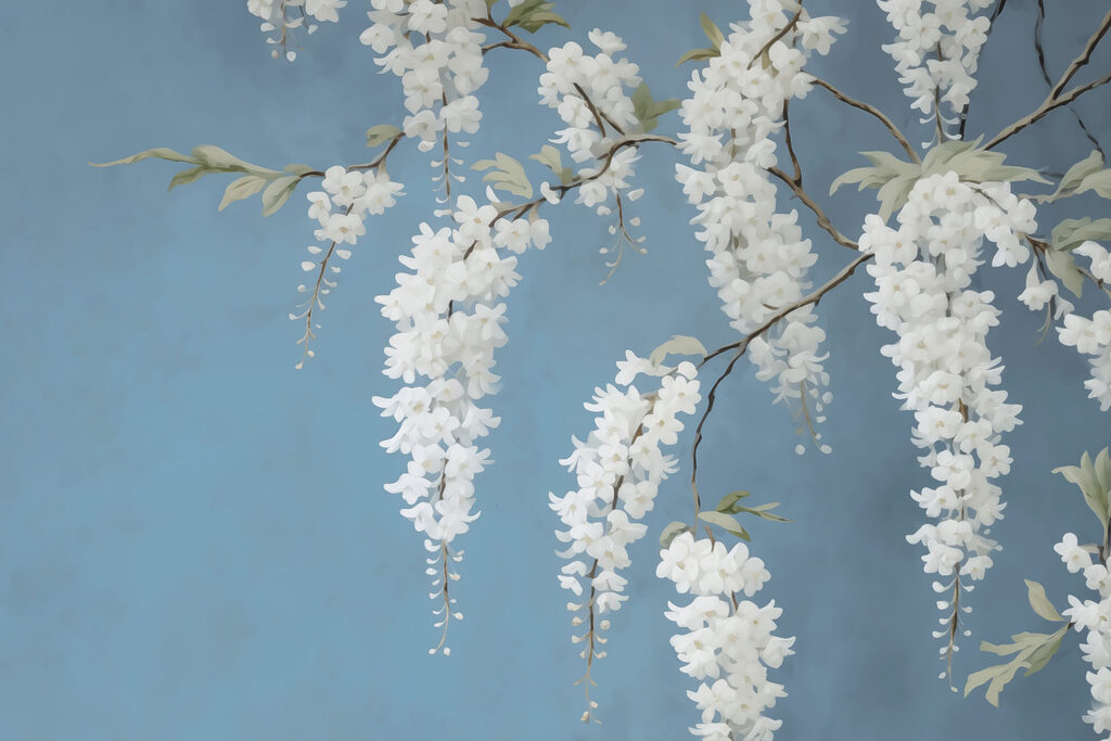 Lunghi grappoli di fiori — design completo