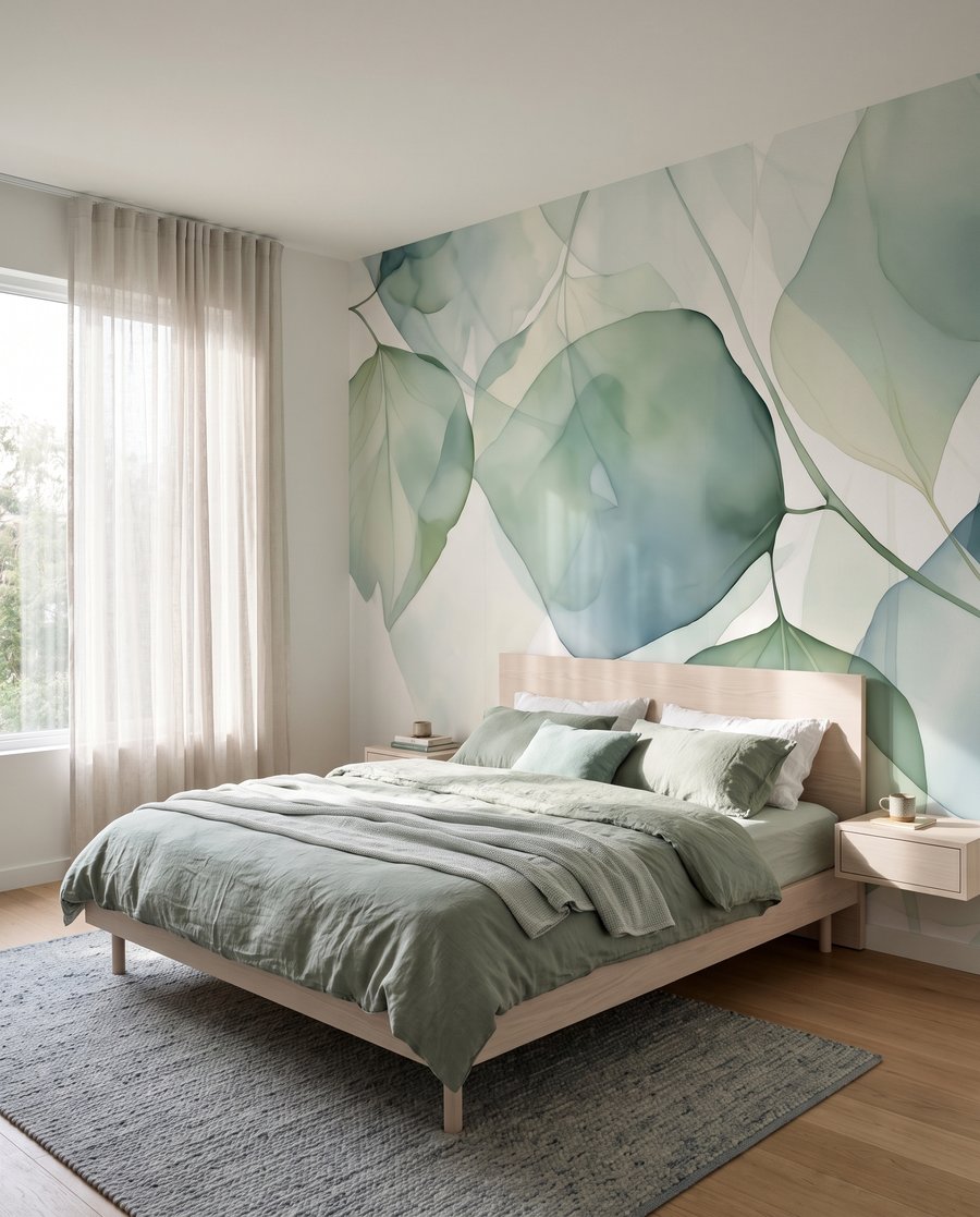 Foglie tonde trasparenti — ambiente 2