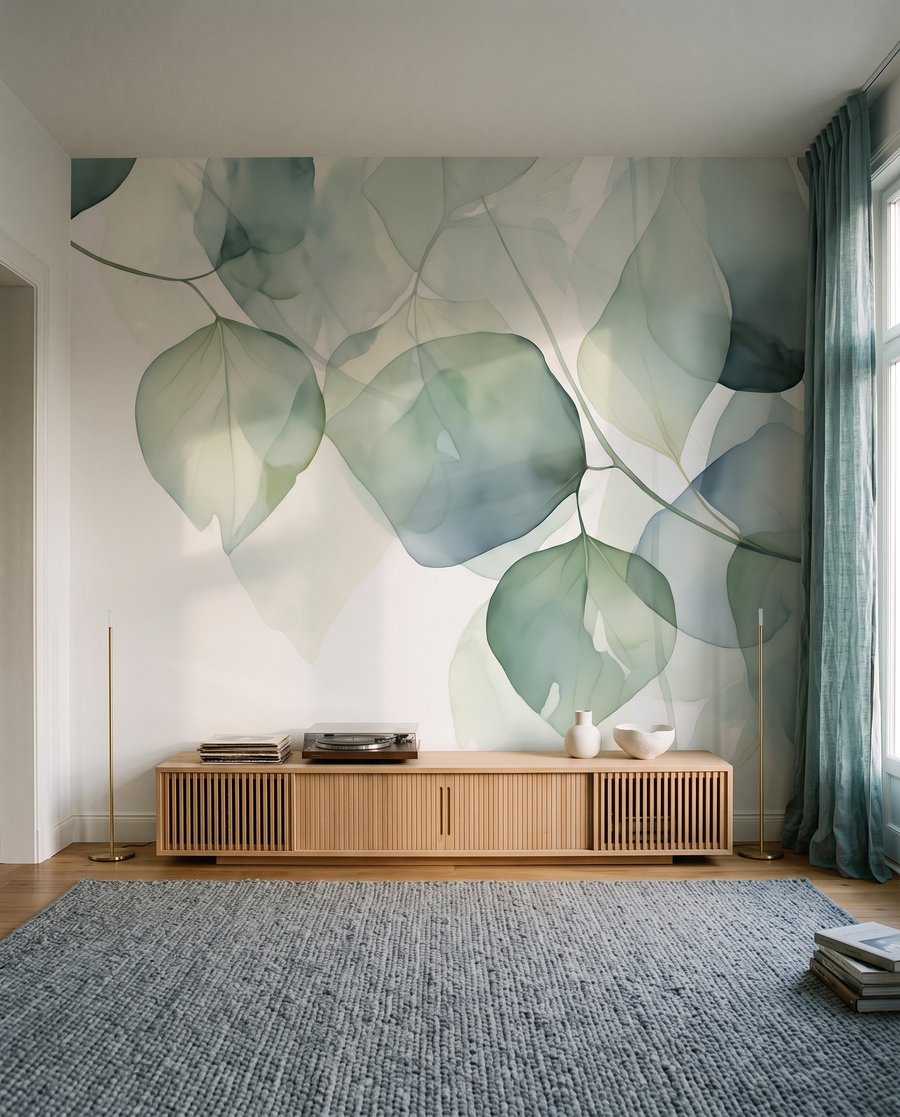 Foglie tonde trasparenti — ambiente 5