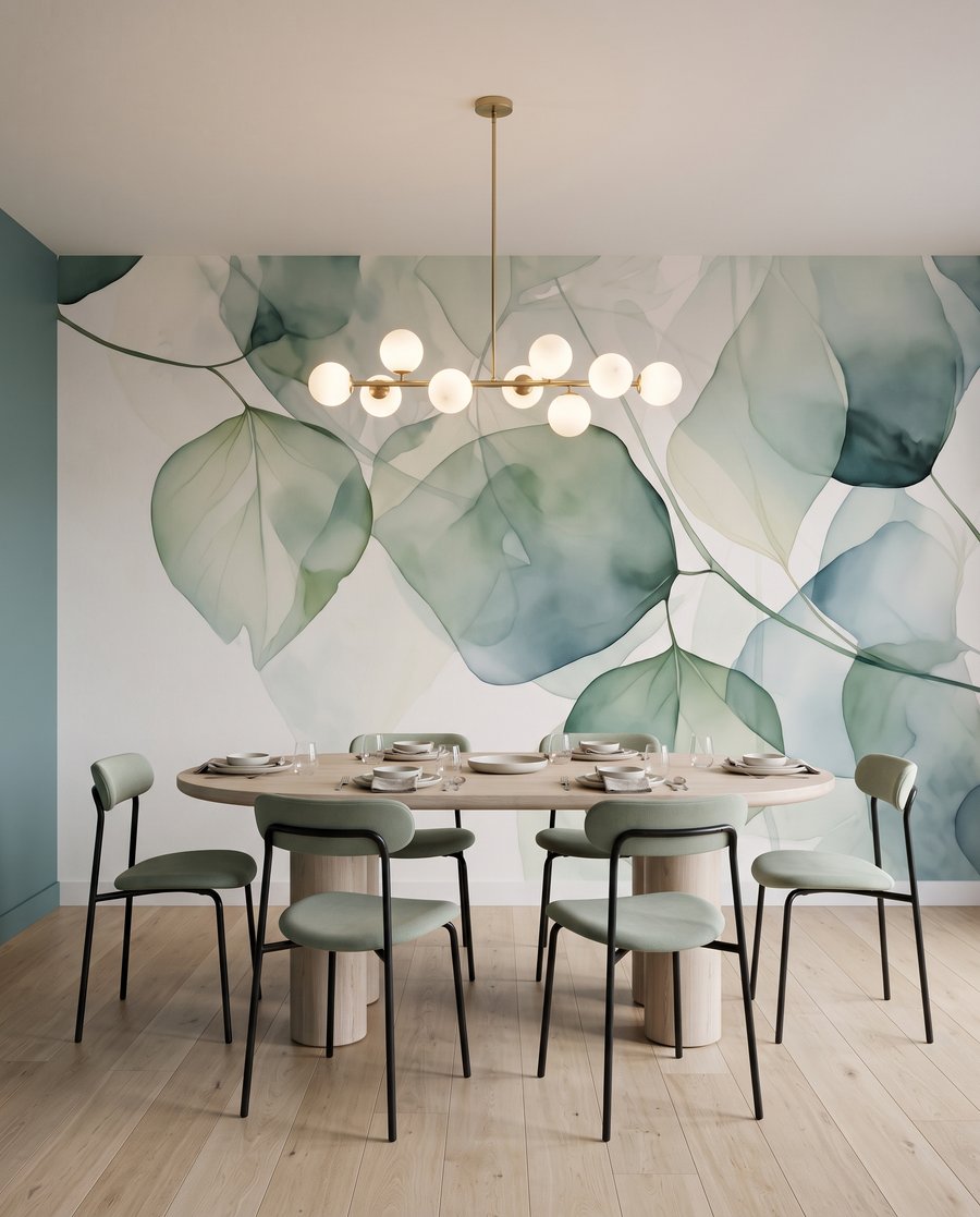 Foglie tonde trasparenti — ambiente 7