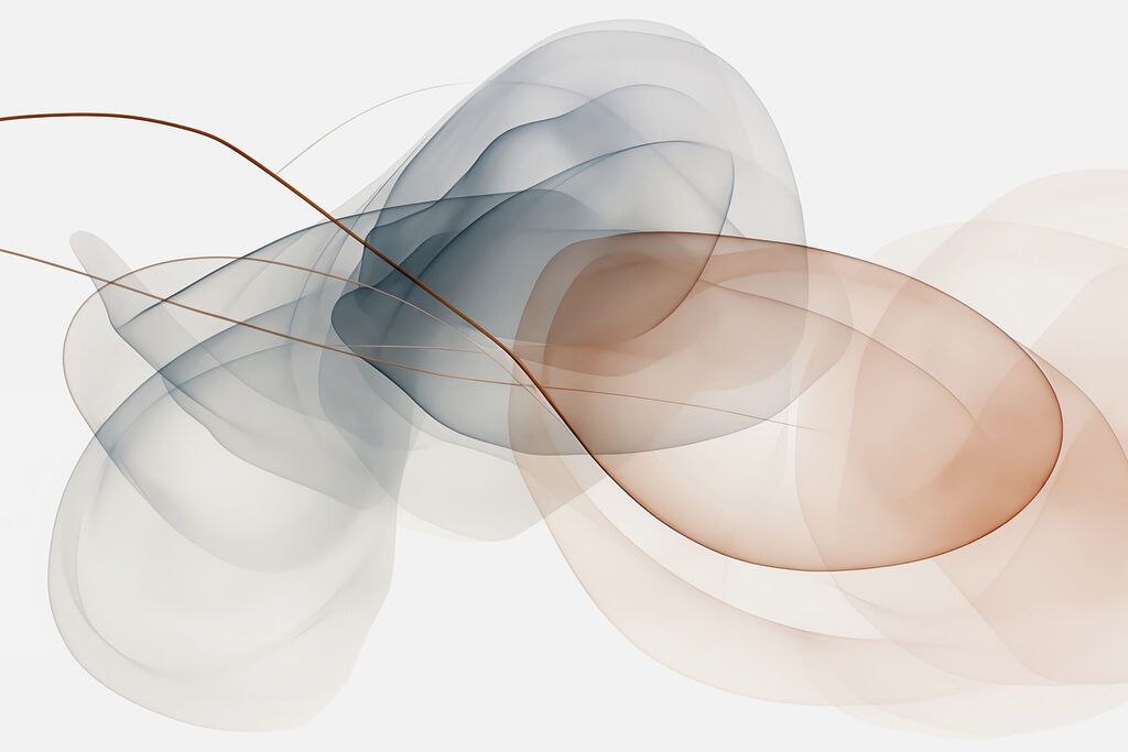 Curve trasparenti in beige — design completo