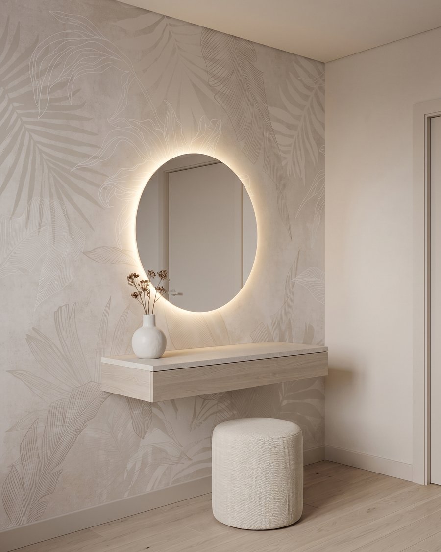 Foglie tropicali sfumate — ambiente 1