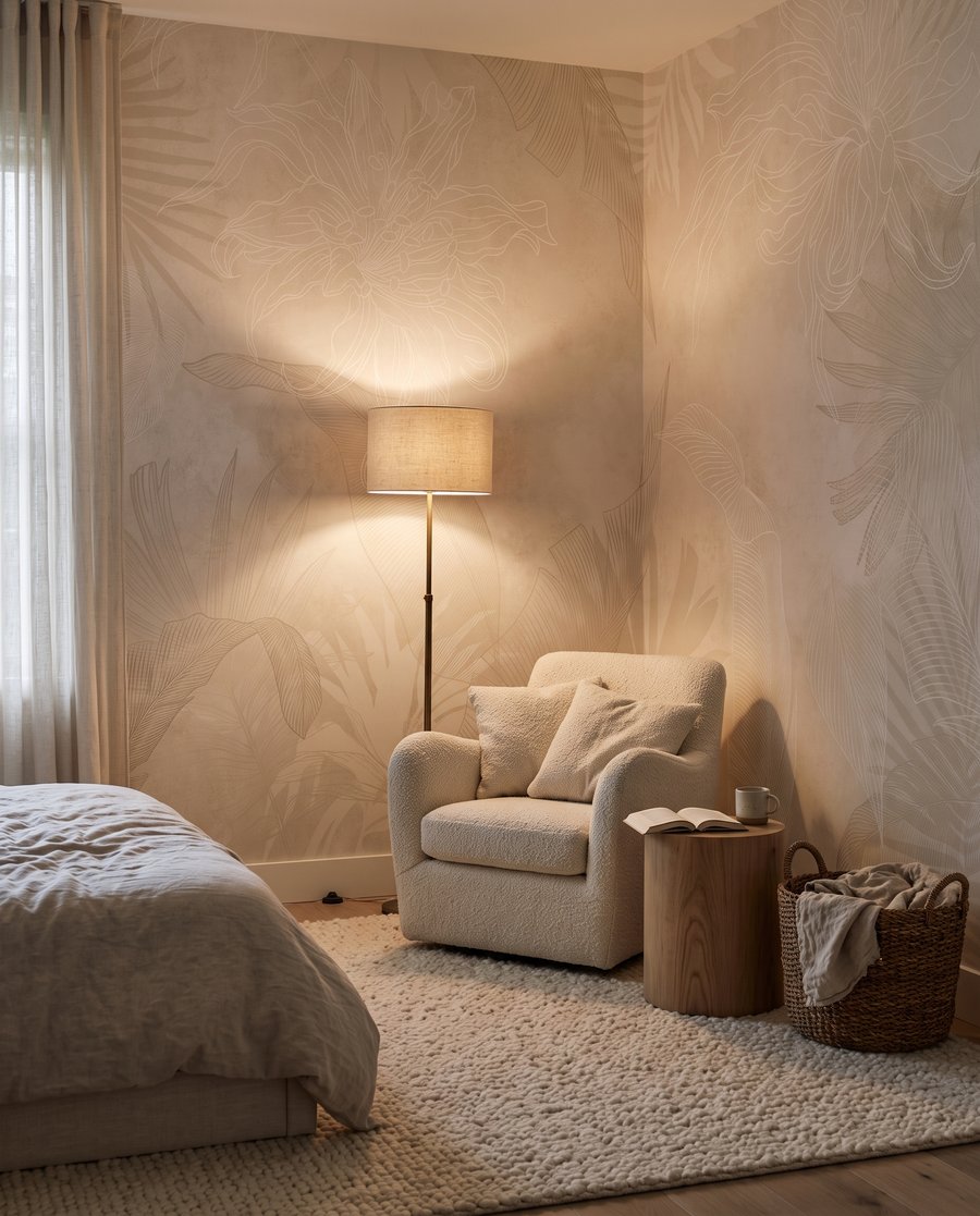 Foglie tropicali sfumate — ambiente 3