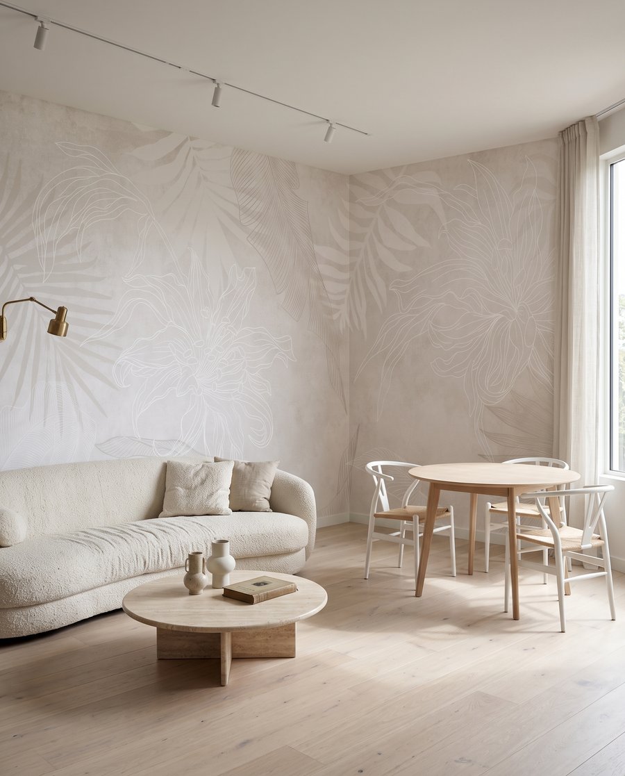 Foglie tropicali sfumate — ambiente 8