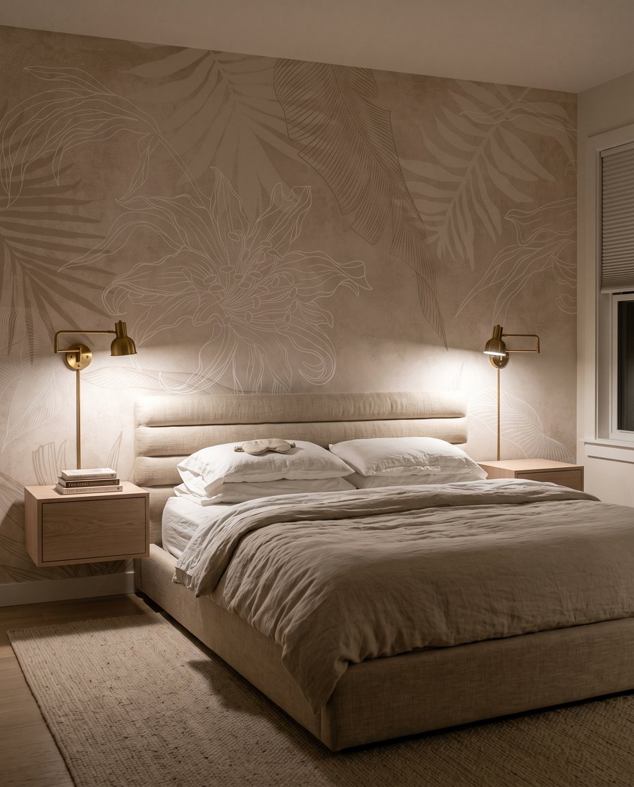Foglie tropicali sfumate — ambiente 3