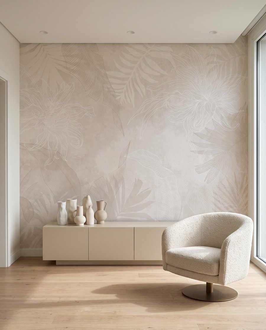 Foglie tropicali sfumate — ambiente 4