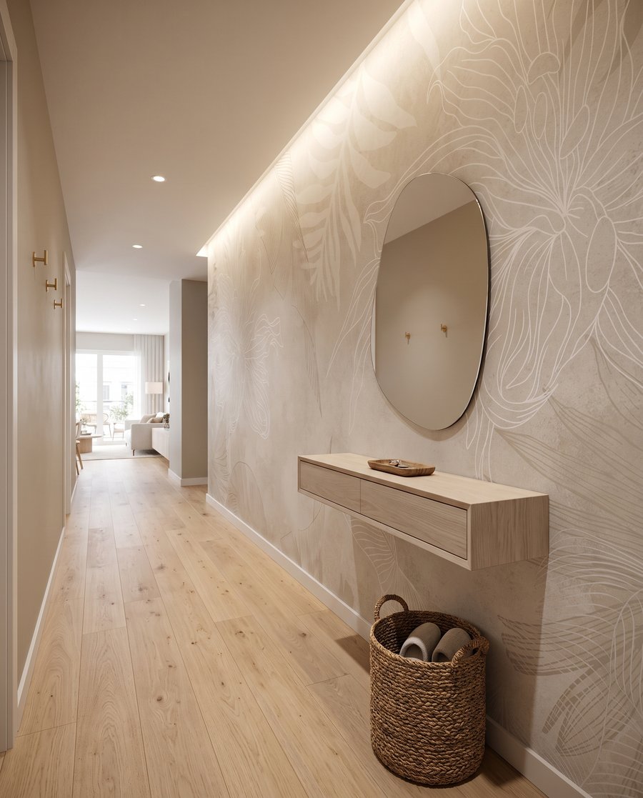 Foglie tropicali sfumate — ambiente 6