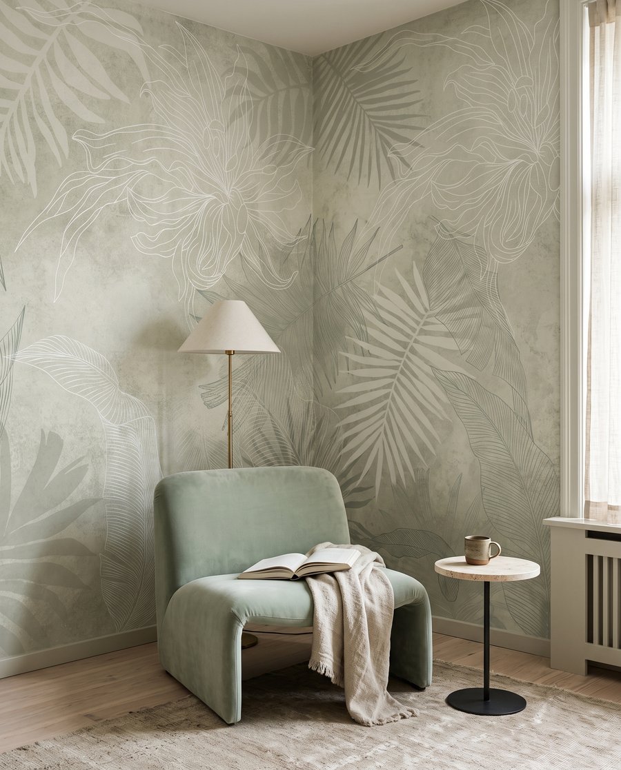 Foglie tropicali sfumate — ambiente 2