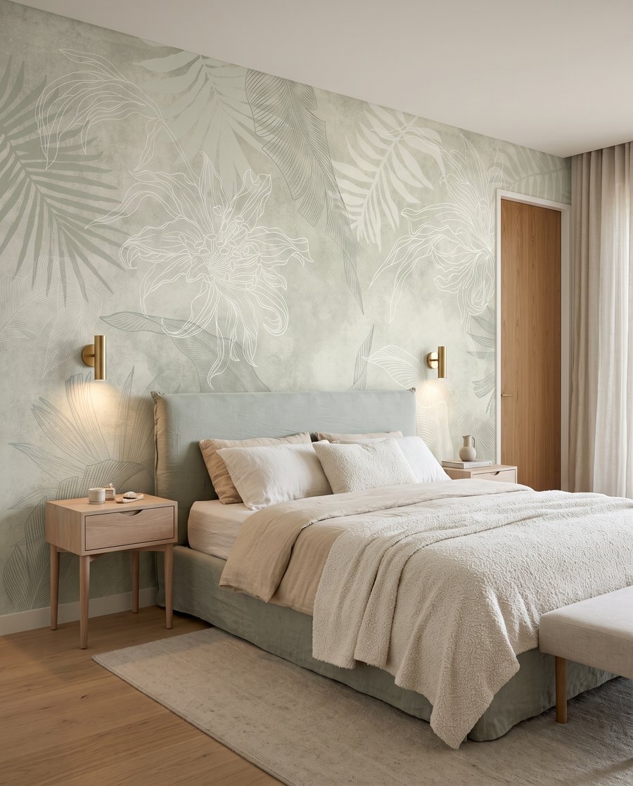 Foglie tropicali sfumate — ambiente 3