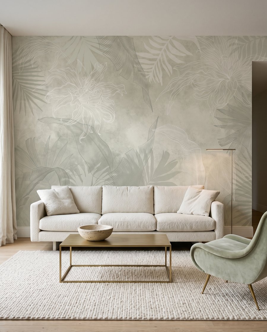 Foglie tropicali sfumate — ambiente 4