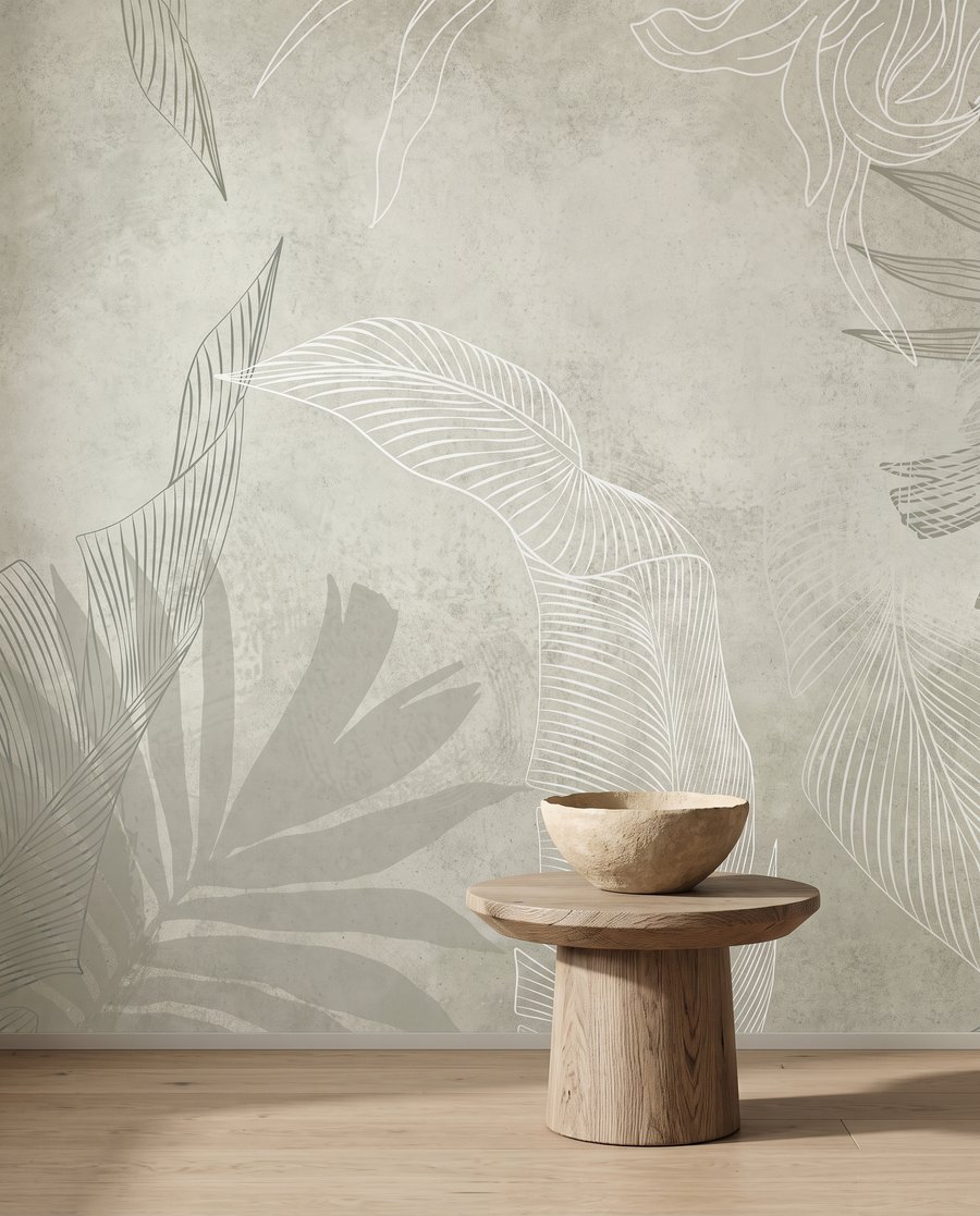 Foglie tropicali sfumate — ambiente 5