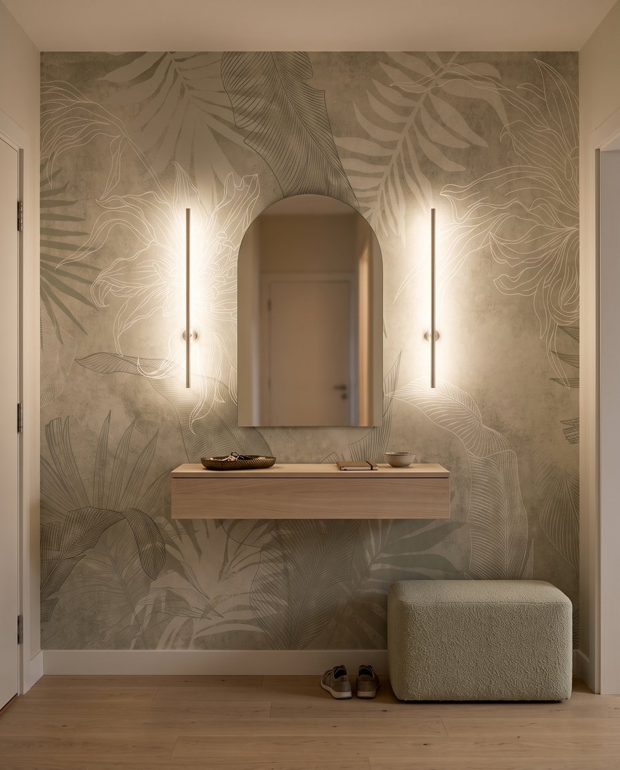 Foglie tropicali sfumate — ambiente 6