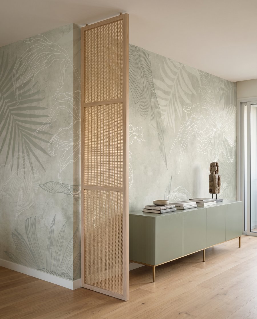 Foglie tropicali sfumate — ambiente 1