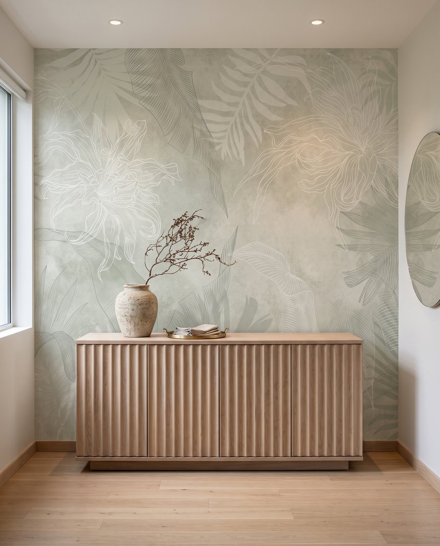 Foglie tropicali sfumate — ambiente 8
