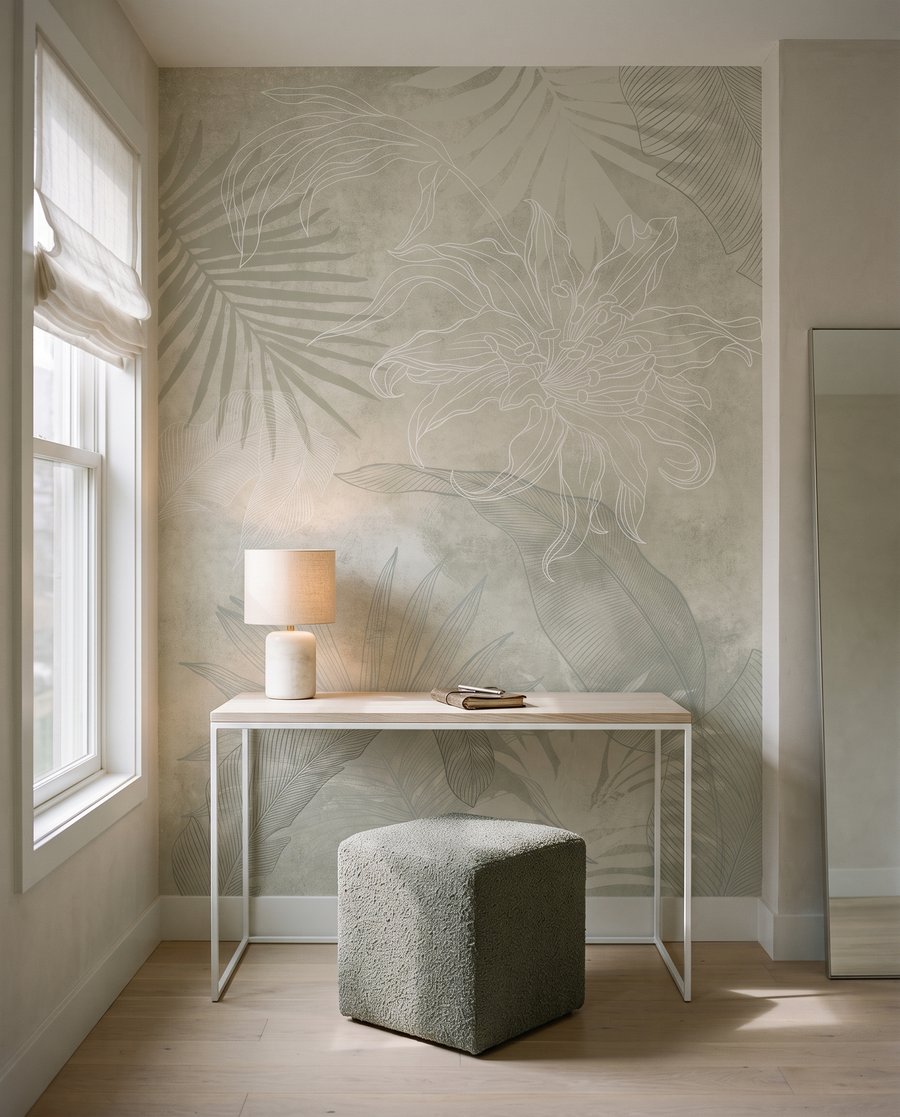 Foglie tropicali sfumate — ambiente 9