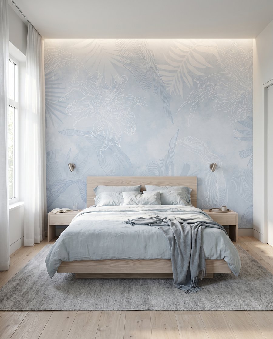 Foglie tropicali sfumate — ambiente 2