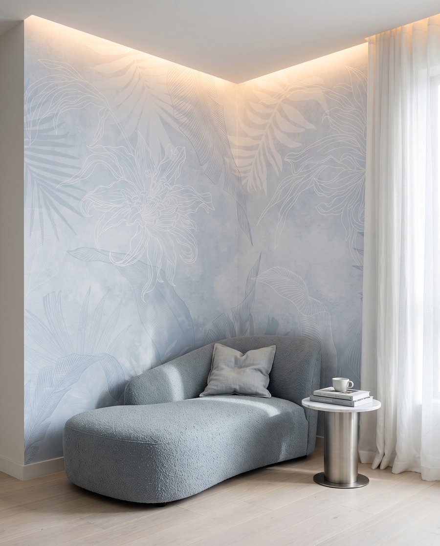 Foglie tropicali sfumate — ambiente 3