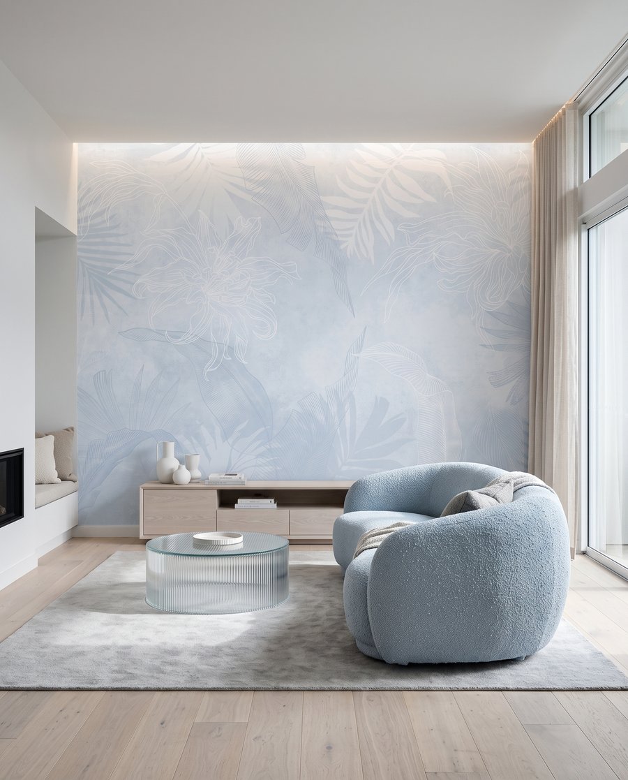 Foglie tropicali sfumate — ambiente 5