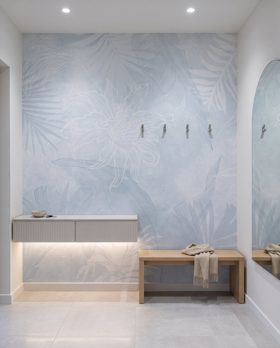 Foglie tropicali sfumate — ambiente 7